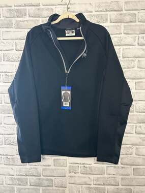 Spyder Men's Outbound Quarter-Zip Waffle Knit Pullover Jacket